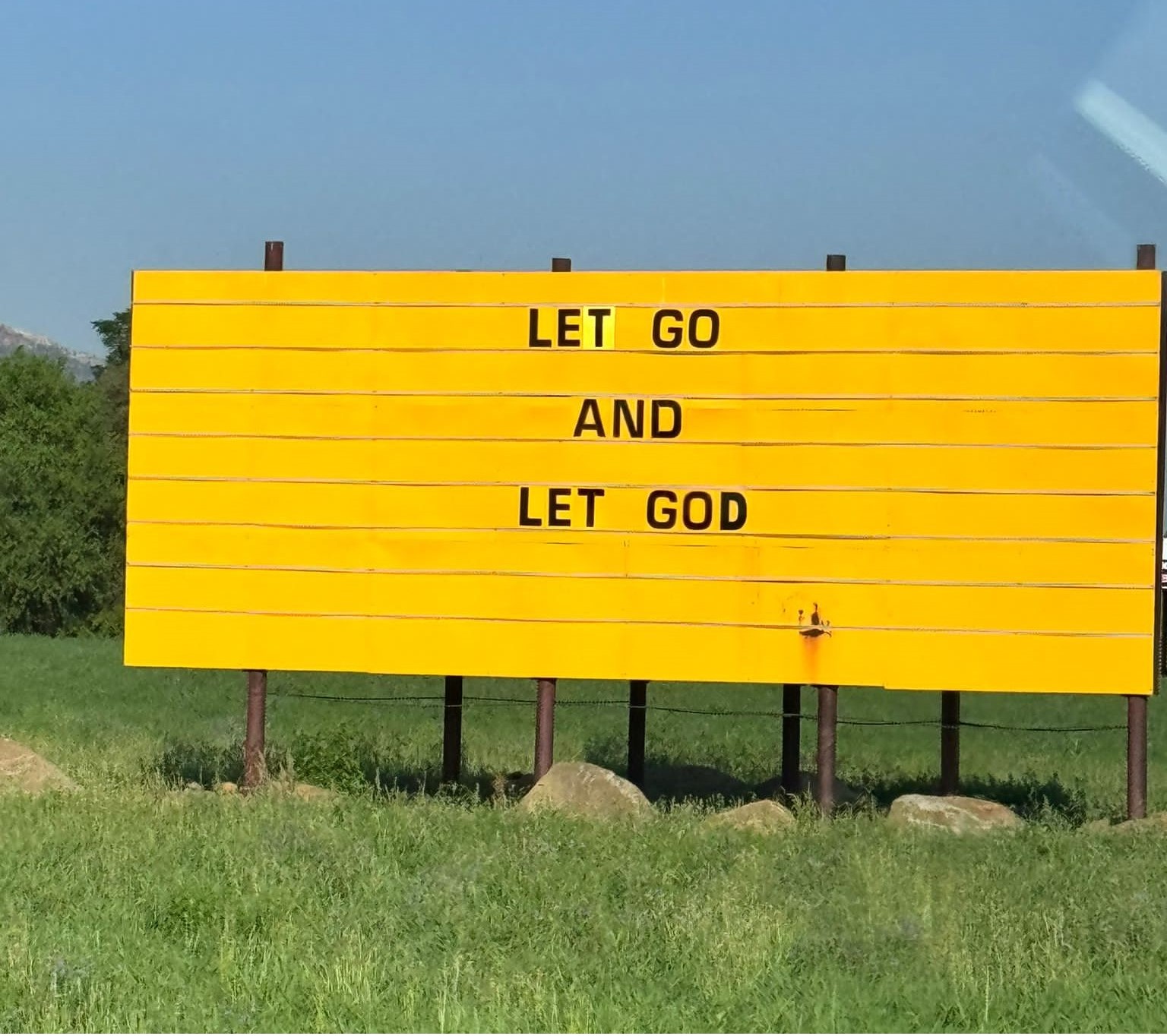 Let Go and Let God